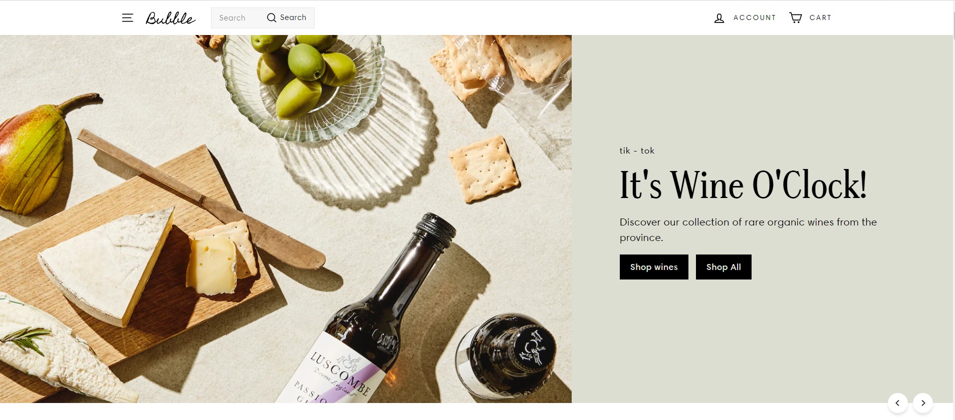 Expanse is also a Shopify theme that grocery store ownersshould definitely consider. It has a polished look with sleek layouts and big, eye-catching visuals in all three of its template options.